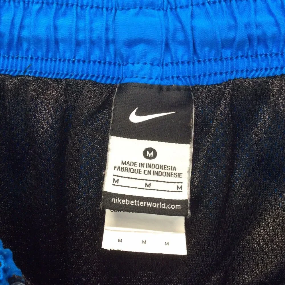 Nike Men’s Swim Trunks Size M Carolina Panthers Colors Athleisure Cruise Beach